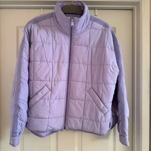 Purple Free People Pippa Packable Puffer Jacket size S